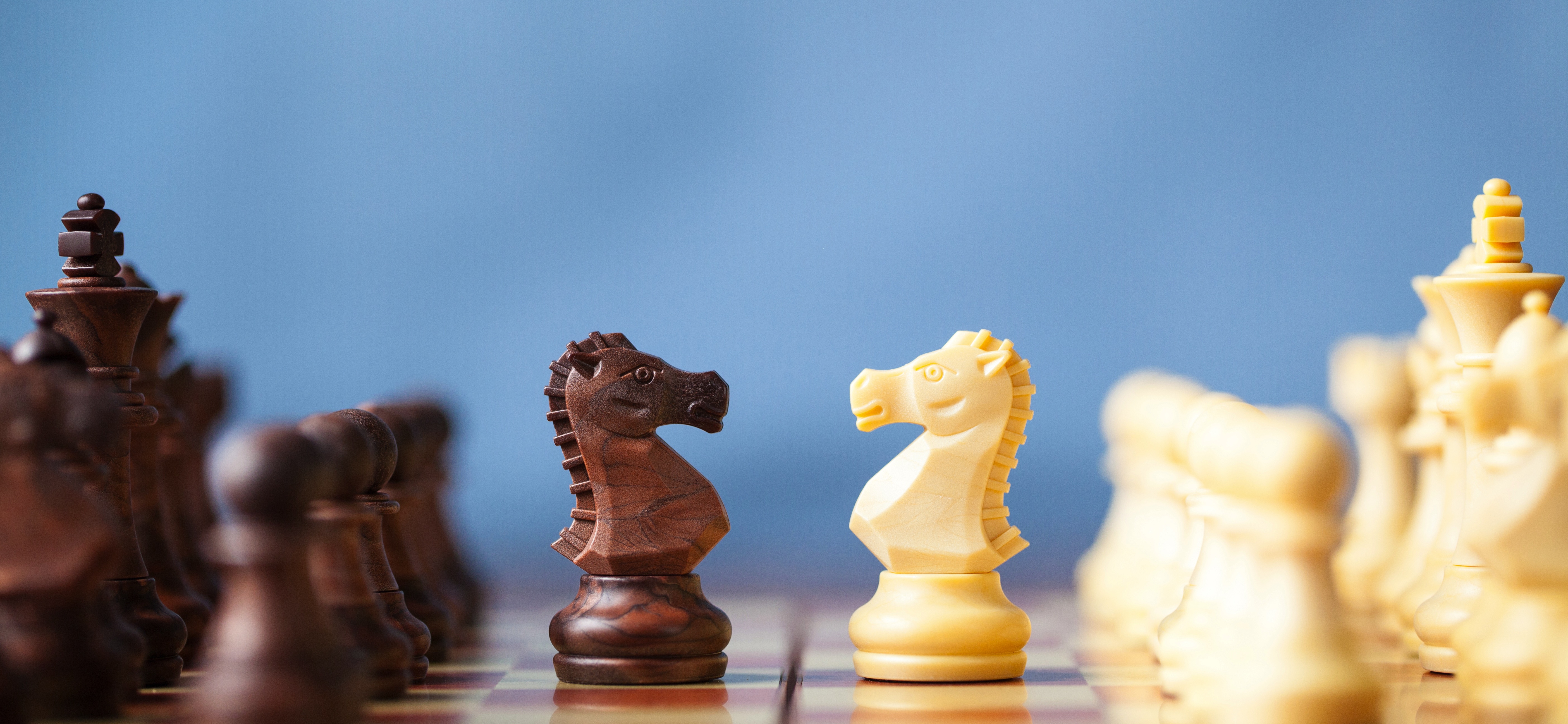 Chess Pieces on a Board